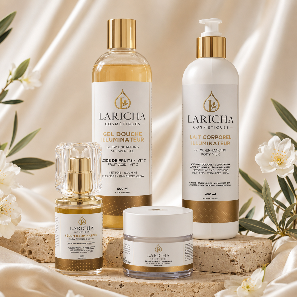 Gamme Illuminateur Laricha Cosmétiques